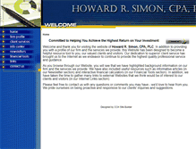 Tablet Screenshot of hsimoncpa.com